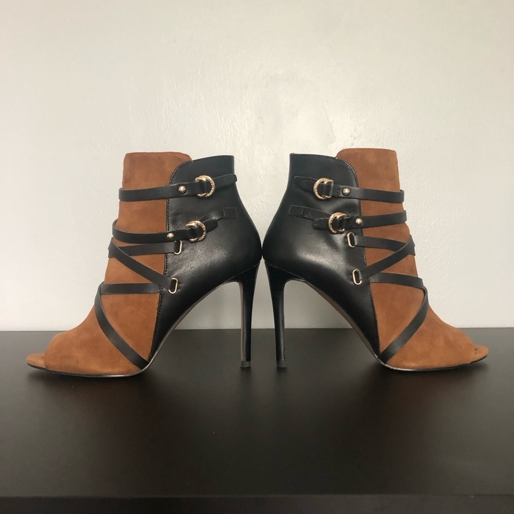 Ivanka Trump Open Toe Booties